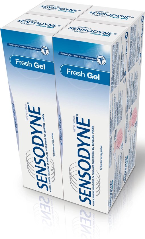 Sensodyne Fresh Gel 4x 75ml Tandpasta 