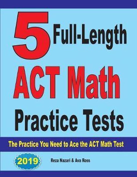 5 Full-Length ACT Math Practice Tests - cover