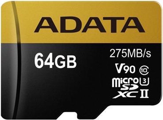 ADATA Premier ONE V90 64 GB MicroSDXC UHS-II Klasse 10 - ADATA