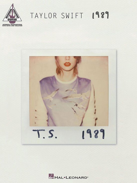 Taylor Swift - 1989 Songbook - cover
