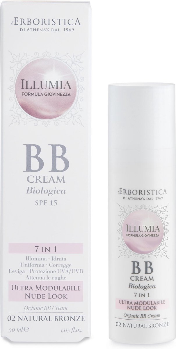 100% biologische BB crème 7-in-1 (natural bronze) 30 ml - Illumia