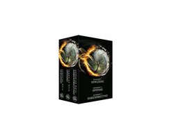 Omslag van Divergent - Divergent 1 Inwijding ; Divergent 2 ; Opstand ; Divergent 3 Samensmelting