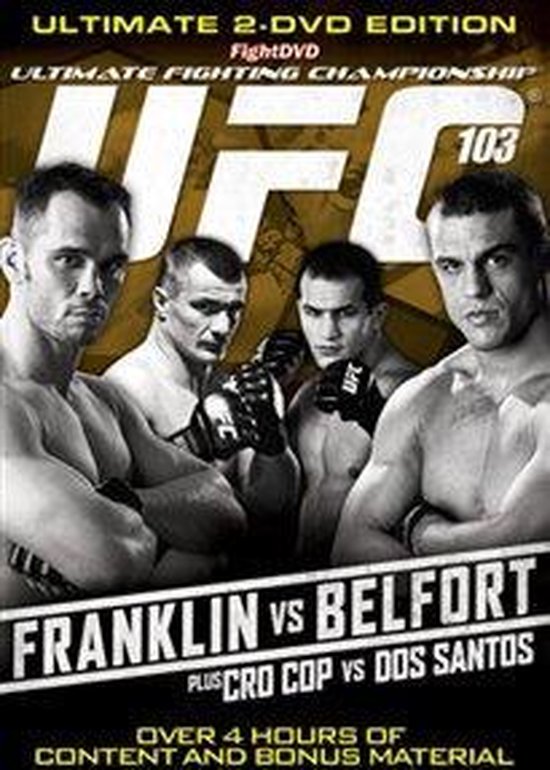 Cover van de film 'UFC 103 - Franklin vs. Belfort'