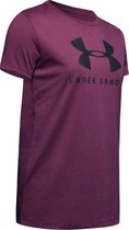 Under Armour Graphic Sportstyle Classic Crew Dames Sportshirt - Level Purple - Maat XS