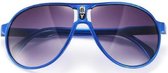 BY-ST6 hippe kinder zonnebril piloot model in de kleur blauw
