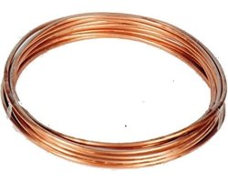 Koperen leiding 2 mtr.(6/8) Gas