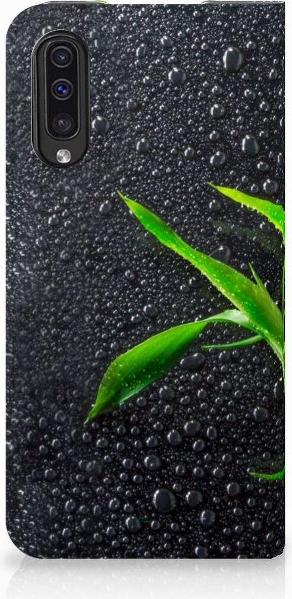 Standcase Hoesje voor Samsung Galaxy A50 Smart Cover Orchidee