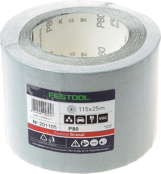 Produktbild von Festool Granat Soft 115x25m Schleifrolle P120 - P800