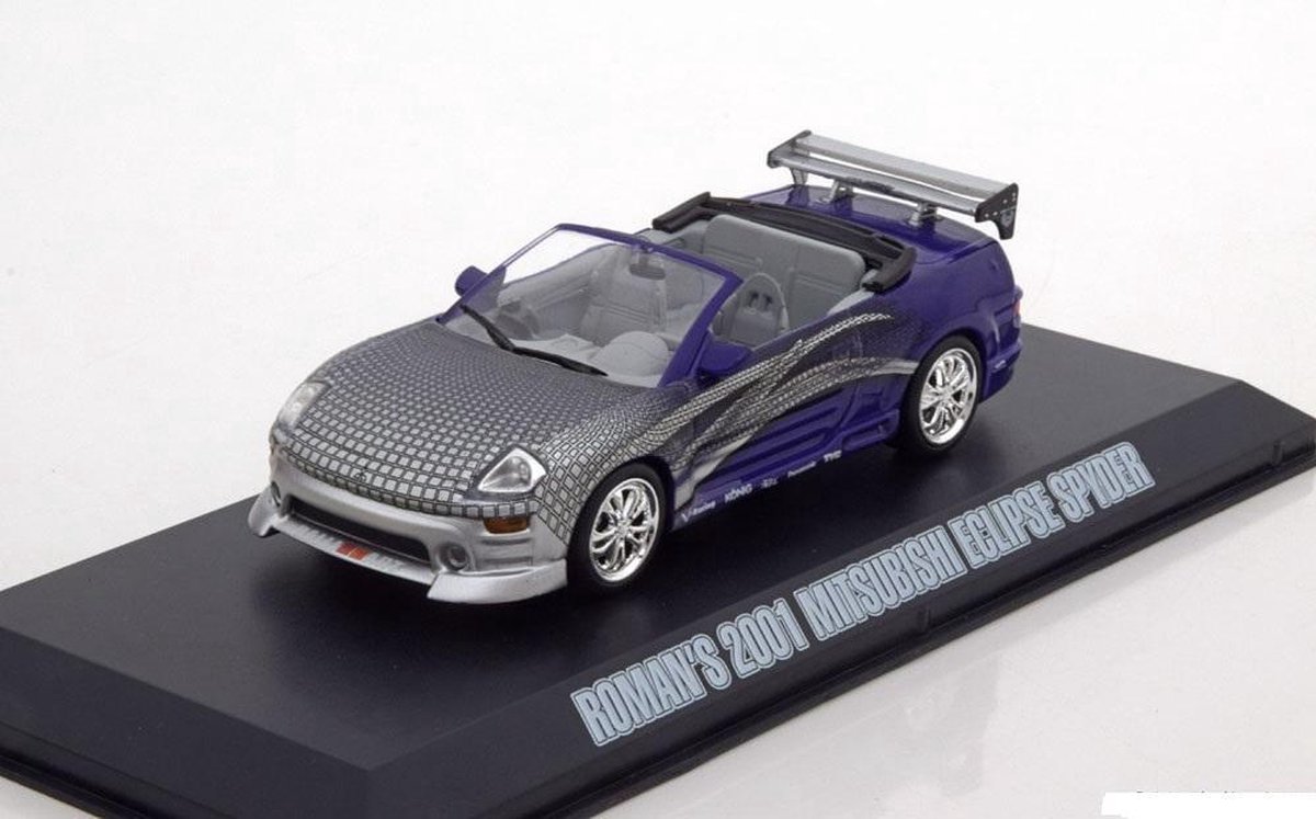 Mitsubishi Eclipse Spyder - Fast & Furious film 2003 - Schaal 1:43