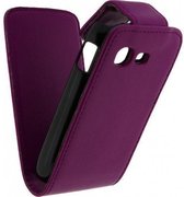 Xccess Leather Flip Case Samsung S5310 Galaxy Pocket Neo Purple