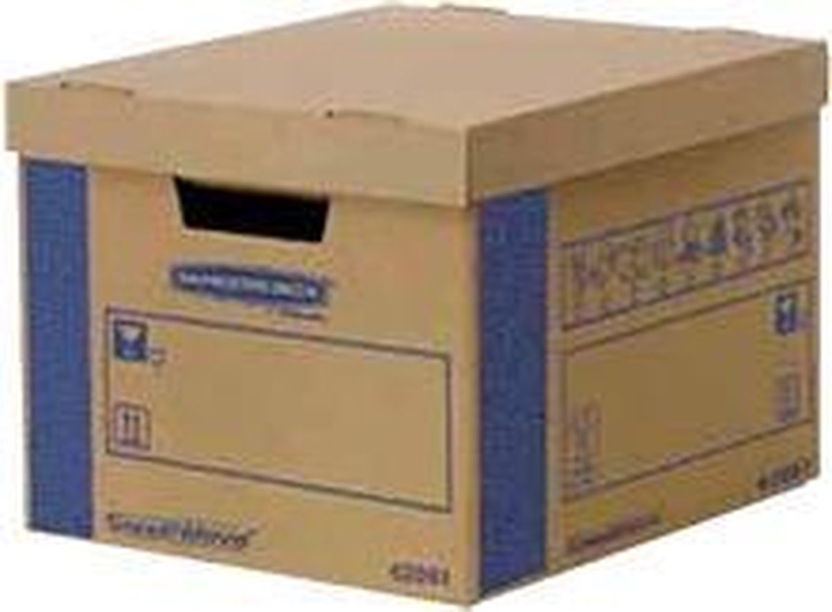 Fellowes Smoothmove Prime - Verhuisdoos - Standaard - 47.5L (FSC) - 5 stuks