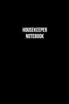 Housekeeper Notebook - Housekeeper Diary - Housekeeper Journal - Gift for Housekeeper