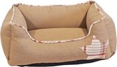 Boony Divan hondenmand Canvas 'Star' 40x35 cm Beige