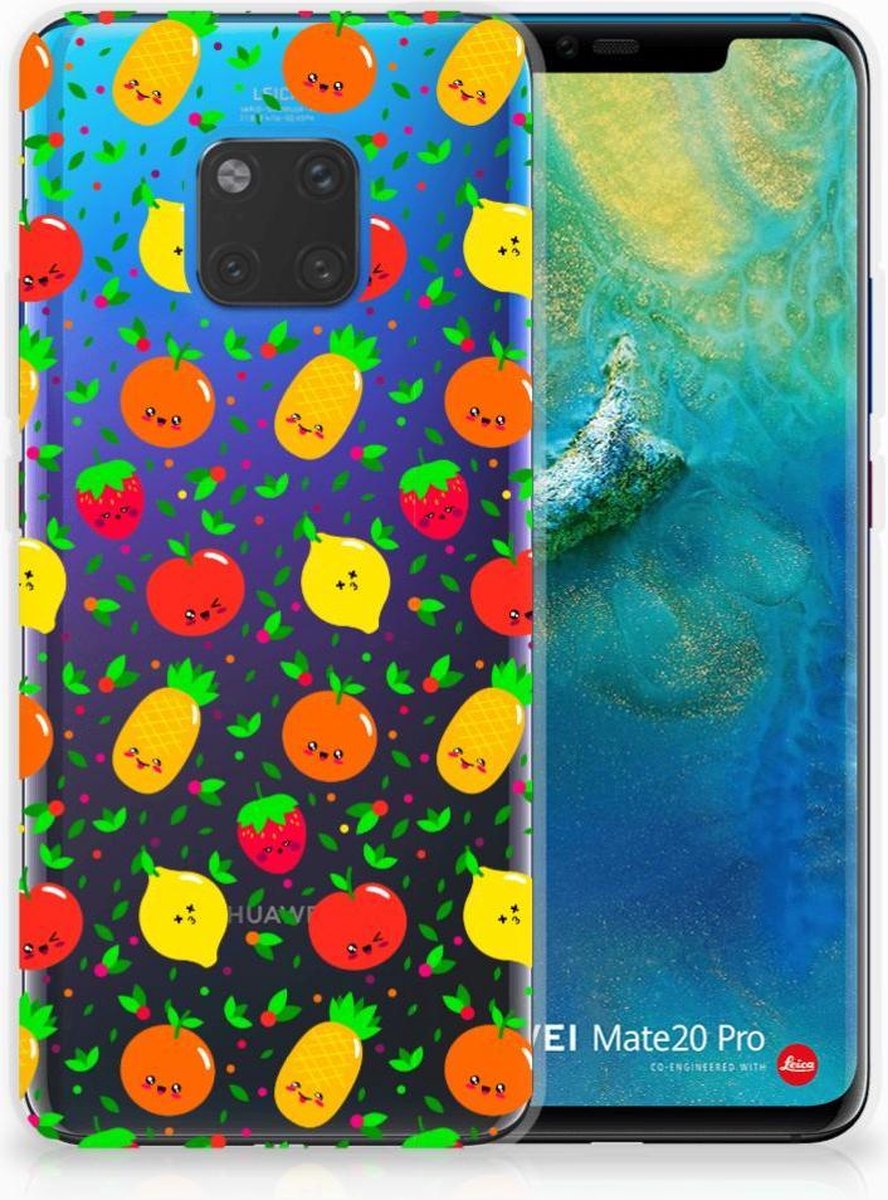 Huawei Mate 20 Pro Siliconen Case Fruits