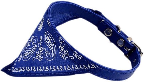 DW4Trading® Honden halsband bandana sjaal 30 cm blauw | bol.com