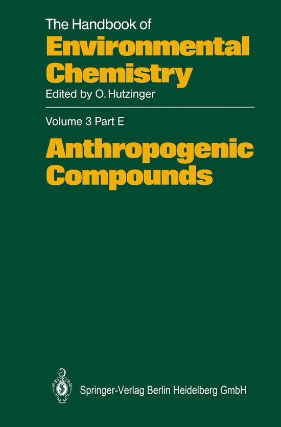 The Handbook of Environmental Chemistry 3 / 3E Anthropogenic