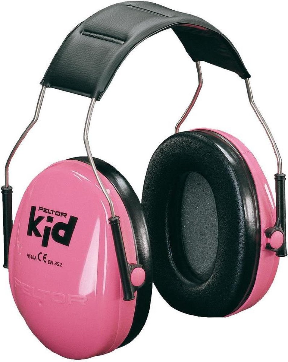 Peltor Kid - gehoorbescherming voor kinderen - SNR 27 dB - roze | bol.com