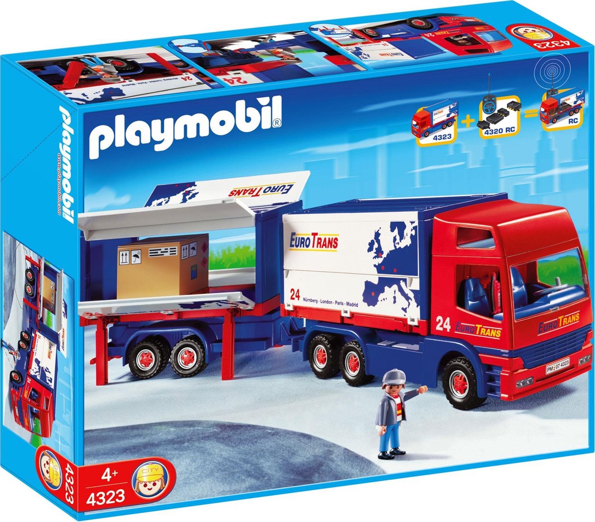 Camion Playmobil avec remorque - 4323