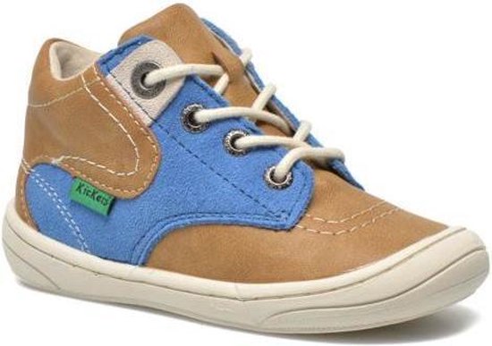 Kickers schoentjes Zelig Beige Bleu Maat: 23 (14,4 cm) | bol.com