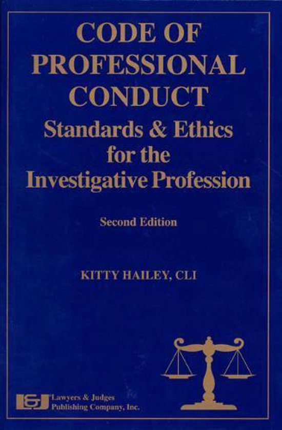 Code of Professional Conduct, Kitty Hailey 9781933264172 Boeken