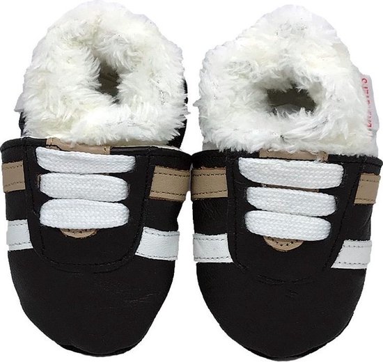 BabySteps slofjes Winter Glamour Eskimo maat 18/19 - Zwart