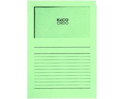 Elco Ordo Cassico L-map met venster A4 100 stuks 220 x 310 mm Lichtgroen