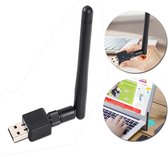 WiFi adapter | Wifi-adapter | USB | Draadloze internet adapter | Wifi antenne | 170Mbps | Zwart