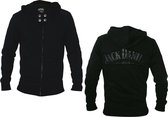 Jack Daniels Vest met Capuchon Zwart met Jack Daniels Logo Maat M