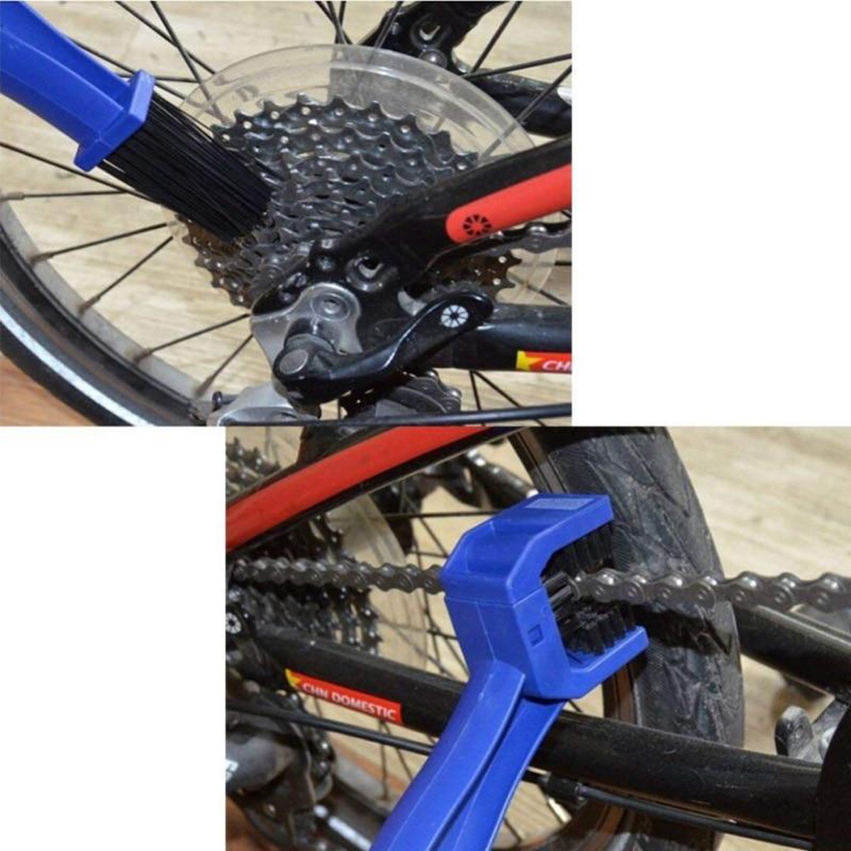Kettingborstel voor Motoren - 2 stuks online kopen - Gratis Verzending