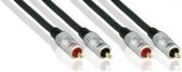 Profigold 2x RCA (M) / 2x RCA (M) kabel - 1m