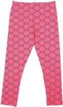 LoFff Legging full length Honeycomb blue on pink - 98 - Z9113-20