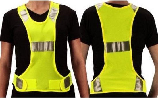 Gilet de sécurité réfléchissant lumineux, haute visibilité, vêtements  réfléchissants pour homme et femme, gilet à sangle réfléchissante pour  jogging