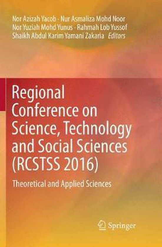 Regional Conference on Science, Technology and Social Scienc ... - cover