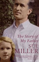 Boekomslag: een man en een jong meisje met de titel 'The Story of My Father' door Sue Miller.