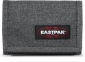 Portefeuille Eastpak gris avec logo noir.