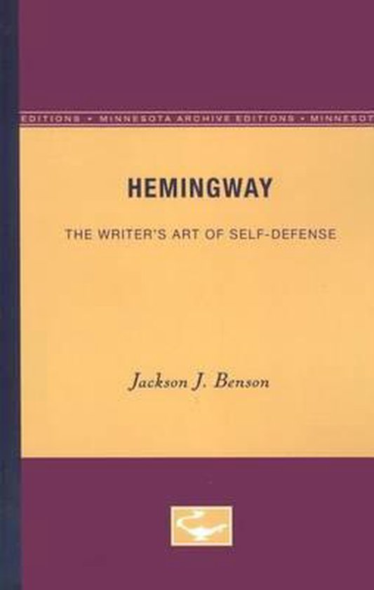 Hemingway, Jackson J. Benson 9780816605514 Boeken