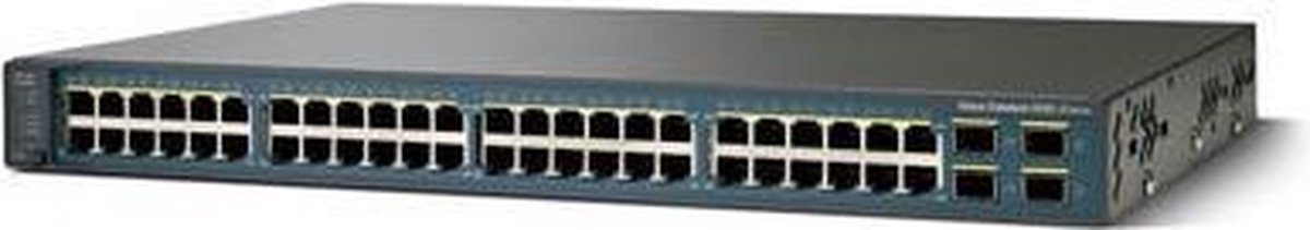 Cisco 48 Ethernet 10/100 ports + PoE & 4 SFP Gigabit Ethernet ports Managed Power over Ethernet (PoE)