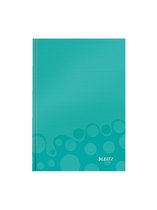 Leitz WOW notebook formaat 148 x 21 cm (A5) geruit 5 mm ijsblauw