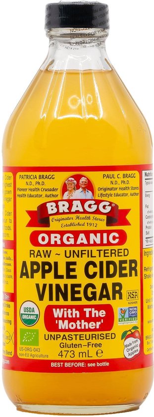 Apple Cider Vinegar (Biologisch & Ongefilterd) - Bragg 946 ml