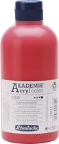 Schmincke AKADEMIE® Acryl color, opaque, fade resistant, 500 ml, cadmium red hue (335)