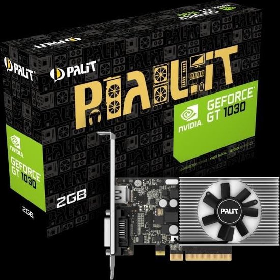 Palit NEC103000646-1082F videokaart GeForce GT 1030 2048 GB GDDR4