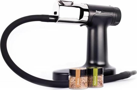 CREATIVECHEF SG16B Pistolet à Fumée Portable Aliments Et Cocktails - Infuseur Avec Copeaux De Bois