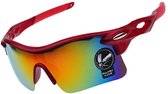 sport zonnebril UV400 outdoor (kleur rood)