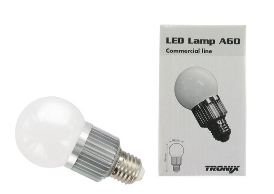 Tronix Led Set van 3x TRONIX ledlamp A60 met E27-fitting | 3W | Extra warm wit ...