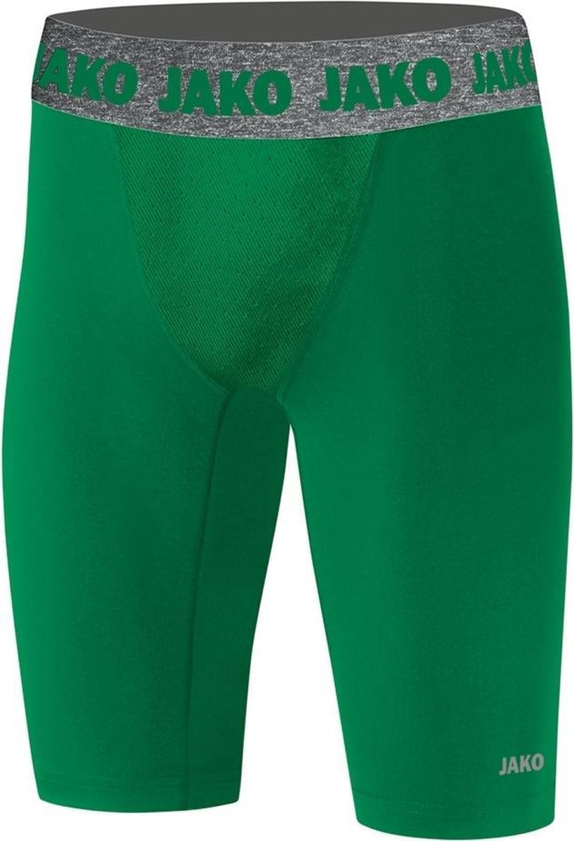 Jako Compression 2.0 Short Tight Slidingbroek Kinderen - Sportgroen | Maat: 140