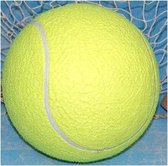 Opblaasbare tennisbal XL geel 20 cm