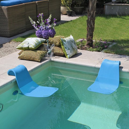 Zwembadstoel poolchair Lounge dutchdesign Aqwaseat Aqwarana. Gemakkelijk te  plaatsen... | bol.com