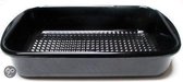 Riess grill braadslede zwart - geëmailleerd staal