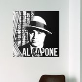 Schilderij Al Capone | 70 x 70 cm |  PosterGuru