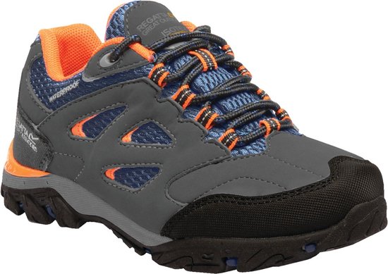 Chaussures de randonnée Junior Regatta Holcombe IEP Low - Gris / Noir / Orange - Taille 30